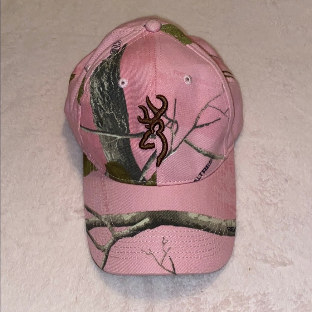 pink camo browning hat!!